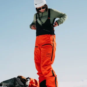 BURTON WOMENS TUSK GORE PRO 3L HI TOP BIB PANT
