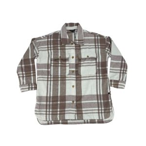 Banana Republic Women’s Tan & White Plaid Shacket / Various Sizes