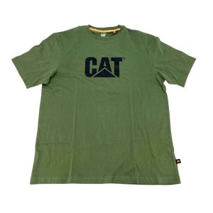 CAT Men’s Green Short Sleeve T-Shirt / Various Sizes