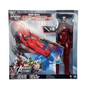 Marvel Avengers Assemble / Iron Man / Battle Racer / Titan Hero Series / Missile Launcher