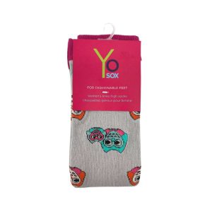 Yo Sox Women’s Owl Themed Knee High Socks / Size 6-10