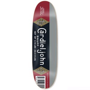 Black Label John Cardiel 1992 Snuff Reissue Deck 9.25″ x 32.25″ Silver Stripe
