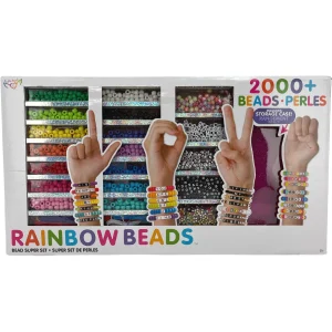 Fashion Angels Rainbow Beads Set / Rainbow Beads Super Set / 2000+ Beads