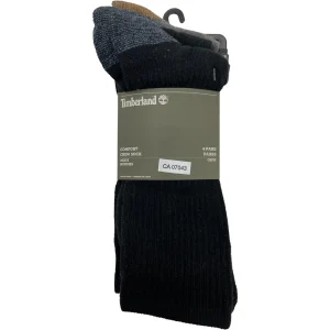 Timberland Men’s Multicolour Crew Socks / 4 Pairs