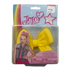 Nickelodeon Jojo Siwa Stick on Helmet Bow / Helmet Gear / Bright Yellow / Helmet Accessory